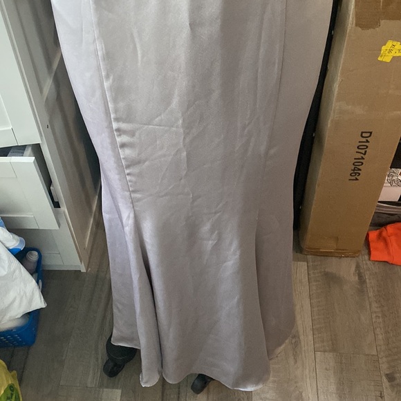 NWT Fame and Partners Ara Silver Maxi Dress - Picture 4 of 10